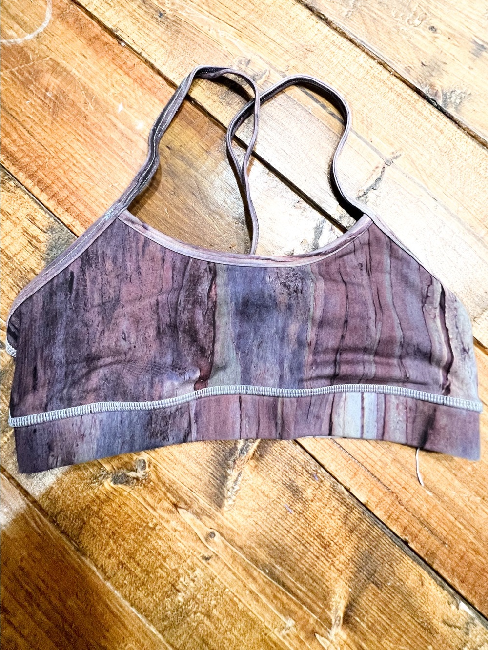 lululemon athletica purple Strappy Low-Impact Sports Bra